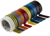 cintas aislante colores