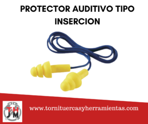 protector auditivo tipo insercion